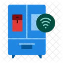 Smart Refrigerator Refrigerator Smart Fridge Icon