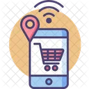Smart Retail Online Shopping Shopping Cart Icon