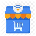 Smart Retail Shopping Bag Wifi Signals アイコン