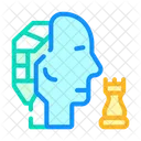 Robot Head Brain Icon