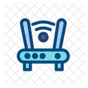 Smart Router Management Wi Fi Optimization Network Control Icon