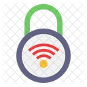 Smart Lock Schloss WLAN Symbol