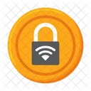 Smart Lock Sicherheit Sensor Symbol