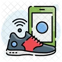 Handy Schuhe Smart Symbol