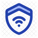 Smart Security Shield Wifi Icon