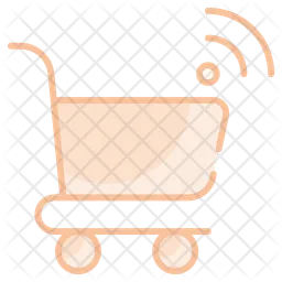 Smart shopping cart  Icon