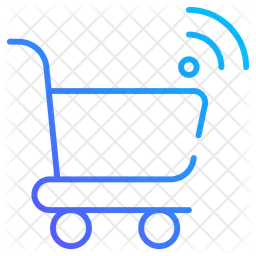 Smart shopping cart  Icon