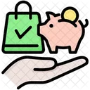 Smart Shopping Purchase Savings Icon
