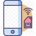 Smart SIM SIM Karte Mobiltelefon Symbol