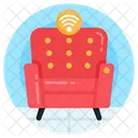 Smart Sofa Smart Armchair Wireless Sofa Icon