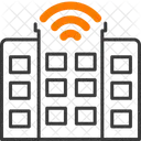 Smart City Vernetzt Effizient Symbol