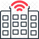 Smart City Vernetzt Effizient Symbol