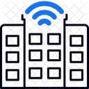 Smart City Vernetzt Effizient Symbol