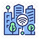 Intelligente Stadt  Symbol