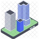 Gebaudeautomation Smart City AR Icon