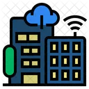 Smart City Modern Stadt Icon