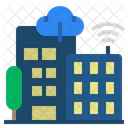 Smart City Modern Stadt Symbol