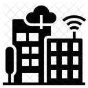 Smart City Modern Stadt Symbol