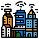 Stadt Smart Internet Symbol