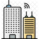 Smart City Technologie Internet Symbol