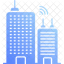 Intelligente Stadt Symbol