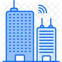 Intelligente Stadt Symbol