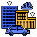 Intelligente Stadt  Symbol