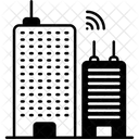 Intelligente Stadt Symbol