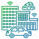 Intelligente Stadt  Symbol
