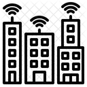 Intelligente Stadt  Symbol