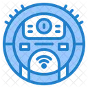 Intelligenter Staubsauger Staubsaugerroboter Symbol