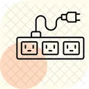 Intelligente Steckdosenleiste Symbol