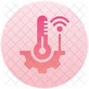 Smart Temperature Cogwheel Gear Icon