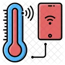 Smart Thermometer Thermometer Connection Icon