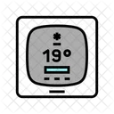 Smart Thermostat Energy Icon