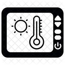 스마트 온도 조절기  아이콘