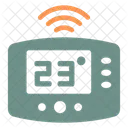 Intelligenter Thermostat Io T Thermostat Symbol