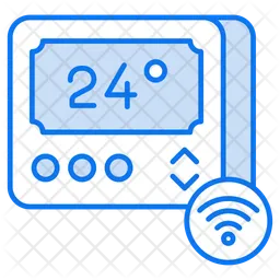 스마트 온도 조절기  아이콘