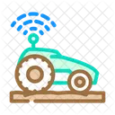 Smart Tractor Agri Icon