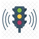 Traffic Light Smart City Icon