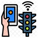 Traffic Light Smartphone Mobile Icon