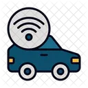 Smart Transportation Smart Car Autonomous Icon