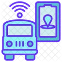 Smart Transportation Technology Advanced Icon