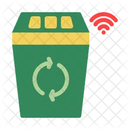 Smart trash can  Icon