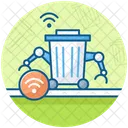 Smart Trash Bin Recycle Bin Trash Can Icon