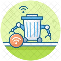 Smart Trash Can  Icon