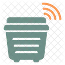 Smart Trash Can Smart Trash Iot Icon