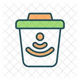 Smart trashcan  Icon