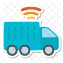 Smart Truck Smart Vehicle Smart Delivery Icon