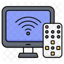 Modern Intelligent Fernseher Icon